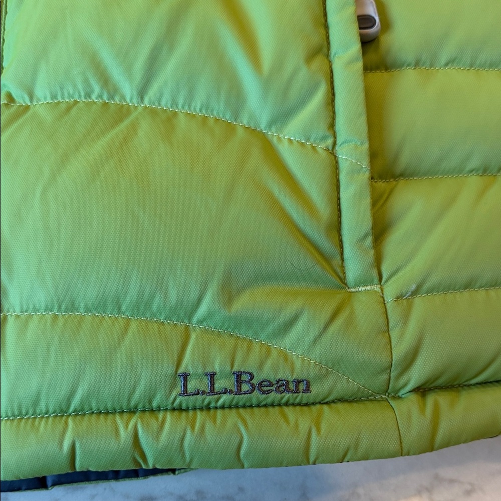 L. L. Bean Womens Goose Down Reversible Puffer Vest Size Large‎ - Picture 5 of 11